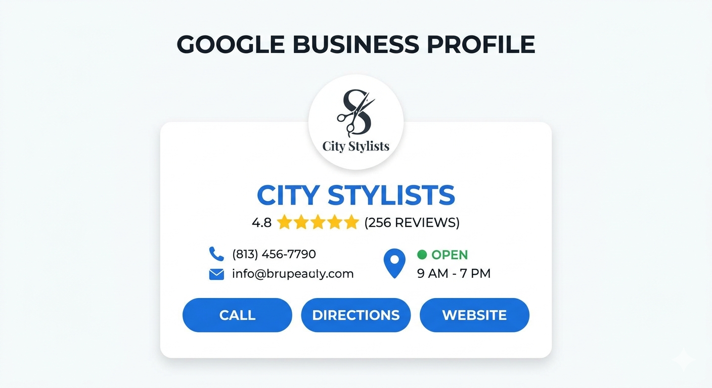 Local marketing dashboard with reviews, map visibility, and analytics